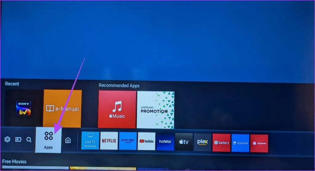 como desinstalar app na tv samsung